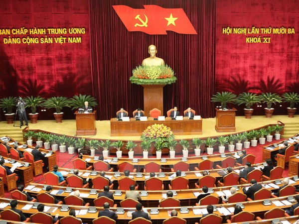Ouverture du 13e Plénum du Comité central du Parti communiste du Vietnam ảnh 1 Ouverture du 13e Plénum du Comité central du Parti communiste du Vietnam ảnh 1