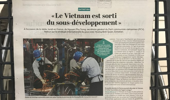 Un journal français fait grand cas des exploits économiques du Vietnam ảnh 1 Un journal français fait grand cas des exploits économiques du Vietnam ảnh 1
