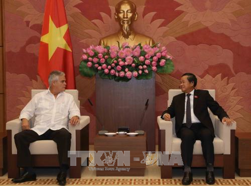 Le vice-président de l’AN Dô Ba Ty reçoit un reponsable cubain ảnh 1 Le vice-président de l’AN Dô Ba Ty reçoit un reponsable cubain ảnh 1