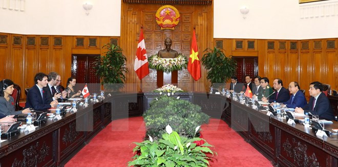 Le Vietnam et le Canada établissent leur partenariat intégral ảnh 2 Le Vietnam et le Canada établissent leur partenariat intégral ảnh 2