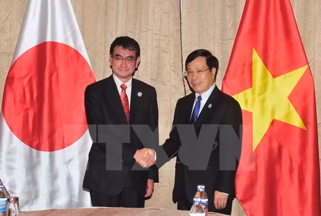 APEC 2017 : renforcement des relations avec le Japon et le WEF ảnh 1