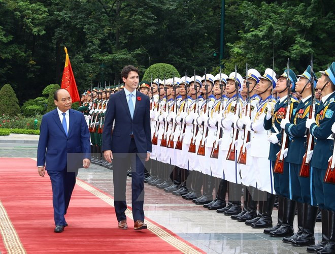 Le Vietnam et le Canada établissent leur partenariat intégral ảnh 1 Le Vietnam et le Canada établissent leur partenariat intégral ảnh 1