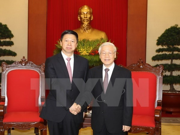 Le secrétaire général du PCV reçoit l’envoyé spécial de Xi Jinping ảnh 1 Le secrétaire général du PCV reçoit l’envoyé spécial de Xi Jinping ảnh 1