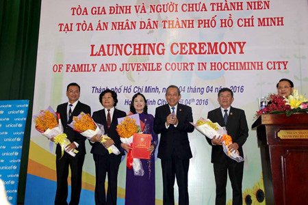 Création de la Cour aux affaires familiales et aux mineurs à HCM-V ảnh 1 Création de la Cour aux affaires familiales et aux mineurs à HCM-V ảnh 1
