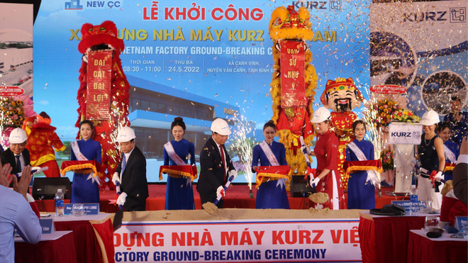 Le groupe allemand KURZ construit une usine dans la province de Binh Dinh ảnh 1 Le groupe allemand KURZ construit une usine dans la province de Binh Dinh ảnh 1