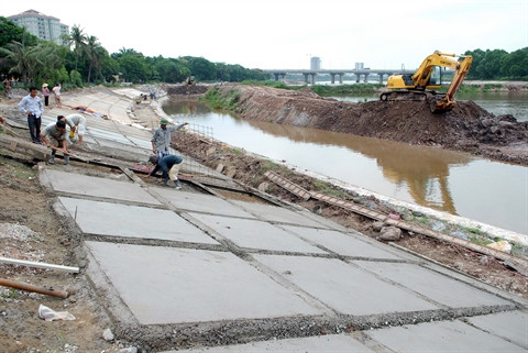 Hanoi: Mise en service d’ouvrages d’évacuation des eaux avant la saison des pluies ảnh 1 Hanoi: Mise en service d’ouvrages d’évacuation des eaux avant la saison des pluies ảnh 1