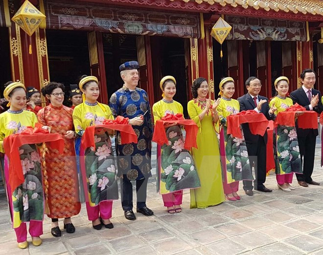 Inauguration du Temple Triêu Tô Miêu après restauration ảnh 1 Inauguration du Temple Triêu Tô Miêu après restauration ảnh 1
