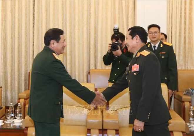 Le Vietnam et le Laos renforcent leur coopération dans la défense ảnh 1