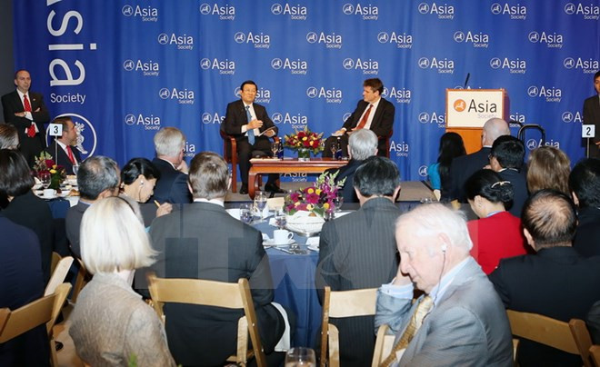 Le président Truong Tan Sang parle des relations vietnamo-américaines ảnh 1 Le président Truong Tan Sang parle des relations vietnamo-américaines ảnh 1