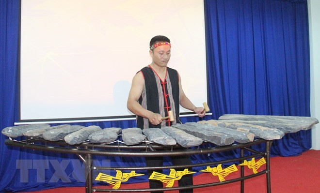 Binh Phuoc: un lithophone reconnu "Trésor national" ảnh 1 Binh Phuoc: un lithophone reconnu "Trésor national" ảnh 1