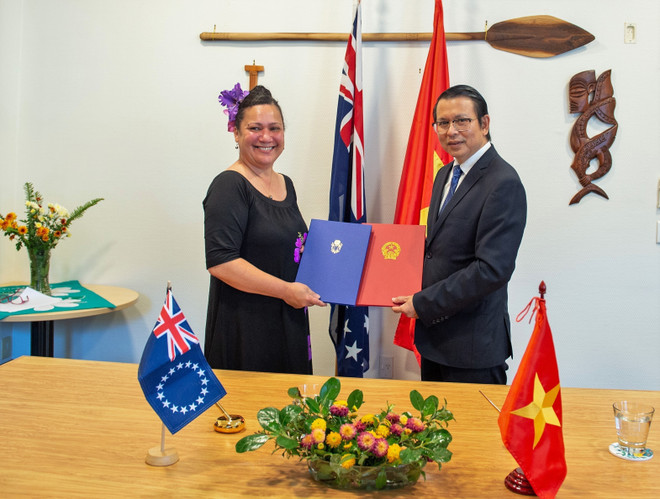 Le Vietnam et les Îles Cook établissent des relations diplomatiques ảnh 1 Le Vietnam et les Îles Cook établissent des relations diplomatiques ảnh 1