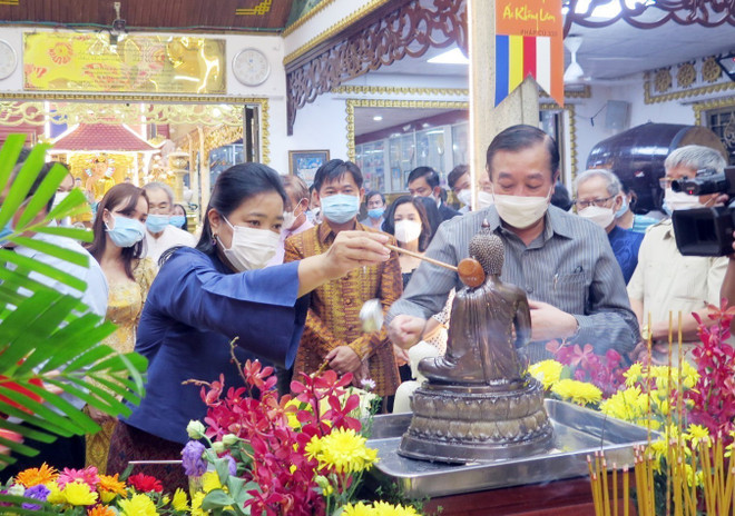 Le Nouvel An lao, thaïlandais, khmer et birman célébré à Hô Chi Minh-Ville ảnh 1 Le Nouvel An lao, thaïlandais, khmer et birman célébré à Hô Chi Minh-Ville ảnh 1
