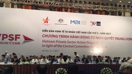 Bilan du deuxième forum sur l'économie privée du Vietnam à Hanoï ảnh 1 Bilan du deuxième forum sur l'économie privée du Vietnam à Hanoï ảnh 1