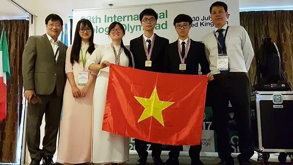 Le Vietnam brille aux Olympiades internationales de biologie 2017 ảnh 1 Le Vietnam brille aux Olympiades internationales de biologie 2017 ảnh 1