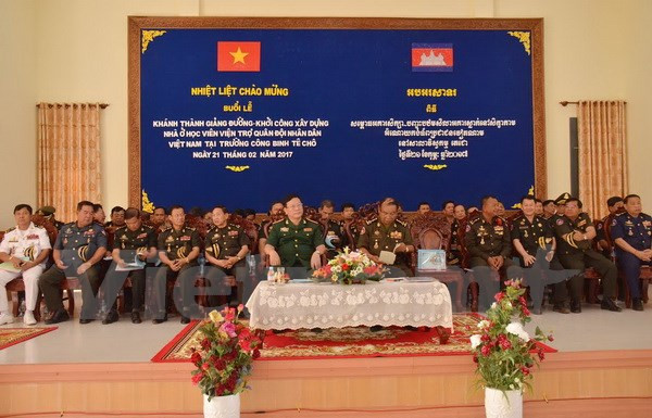 Inauguration d’un ouvrage de l'Ecole du génie du Cambodge financée par le Vietnam ảnh 1 Inauguration d’un ouvrage de l'Ecole du génie du Cambodge financée par le Vietnam ảnh 1