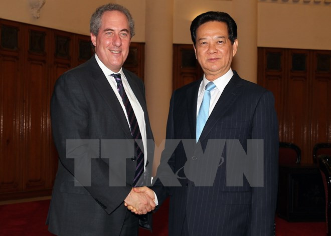Le PM rencontre le représentant américain au commerce ảnh 1 Le PM rencontre le représentant américain au commerce ảnh 1