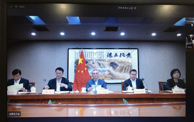 Vietnam et Chine partagent leurs expériences dans les activités syndicales ảnh 2 Vietnam et Chine partagent leurs expériences dans les activités syndicales ảnh 2