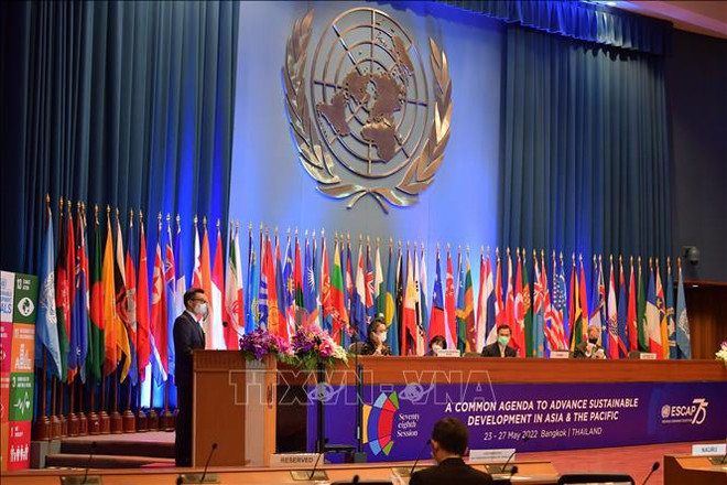 Le Vietnam à la 78e session de la Commission économique et sociale pour l'Asie et le Pacifique ảnh 1 Le Vietnam à la 78e session de la Commission économique et sociale pour l'Asie et le Pacifique ảnh 1