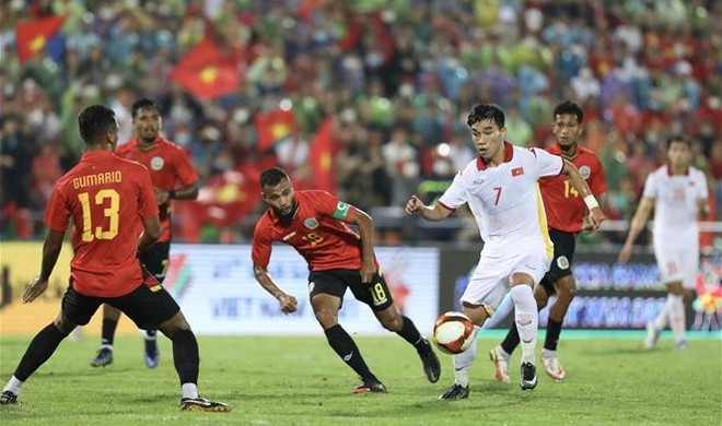 SEA Games 31- Football masculin : le Vietnam gagne 2-0 contre le Timor-Leste ảnh 1 SEA Games 31- Football masculin : le Vietnam gagne 2-0 contre le Timor-Leste ảnh 1