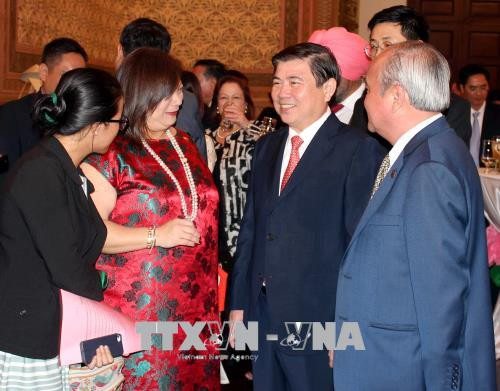 Têt : rencontre des organes de représentation étrangers à Hô Chi Minh-Ville ảnh 1 Têt : rencontre des organes de représentation étrangers à Hô Chi Minh-Ville ảnh 1