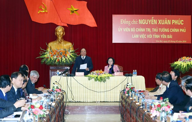 Le Premier ministre Nguyen Xuan Phuc en tournée à Yen Bai ảnh 1 Le Premier ministre Nguyen Xuan Phuc en tournée à Yen Bai ảnh 1