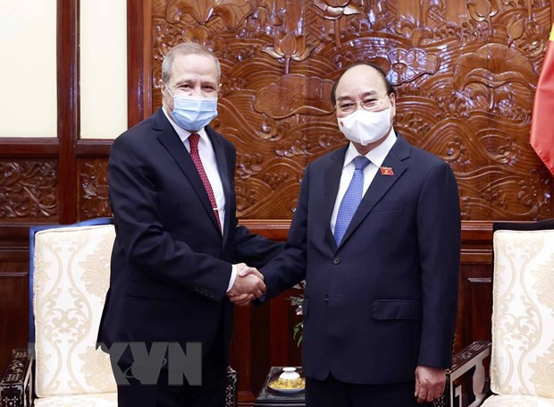 Le président Nguyên Xuân Phuc reçoit l'ambassadeur d'Algérie sortant ảnh 1 Le président Nguyên Xuân Phuc reçoit l'ambassadeur d'Algérie sortant ảnh 1