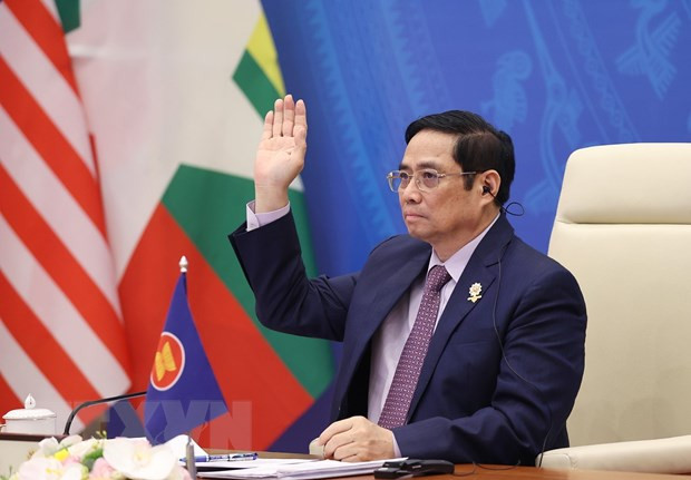 Le PM à la cérémonie de clôture des 38e et 39e Sommets de l'ASEAN et des Sommets connexes ảnh 1 Le PM à la cérémonie de clôture des 38e et 39e Sommets de l'ASEAN et des Sommets connexes ảnh 1