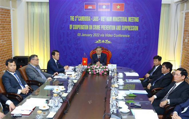 Le Vietnam, le Laos et le Cambodge unis sur la lutte contre la criminalité ảnh 1 Le Vietnam, le Laos et le Cambodge unis sur la lutte contre la criminalité ảnh 1