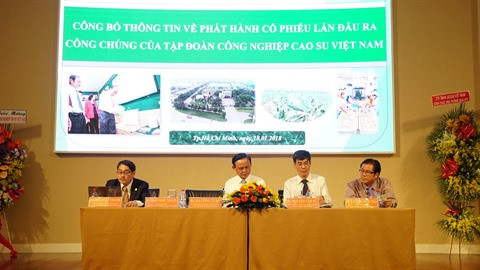 Introduction en bourse du Groupe vietnamien du caoutchouc ảnh 1