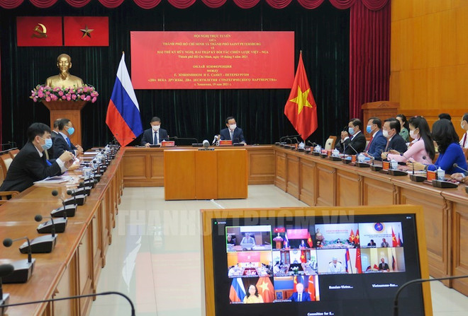 Hô Chi Minh-Ville et Saint-Pétersbourg promeuvent leur coopération ảnh 1 Hô Chi Minh-Ville et Saint-Pétersbourg promeuvent leur coopération ảnh 1