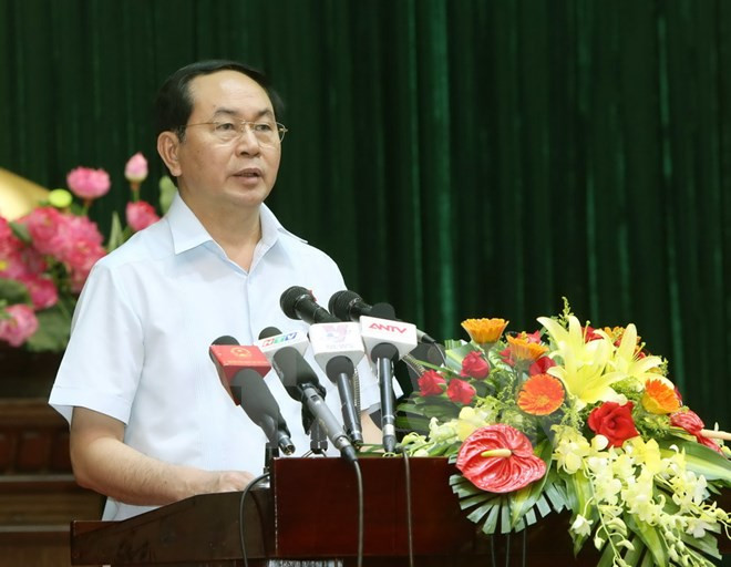 Le président Trân Dai Quang à l’écoute des électeurs de Hô Chi Minh-Ville ảnh 1 Le président Trân Dai Quang à l’écoute des électeurs de Hô Chi Minh-Ville ảnh 1