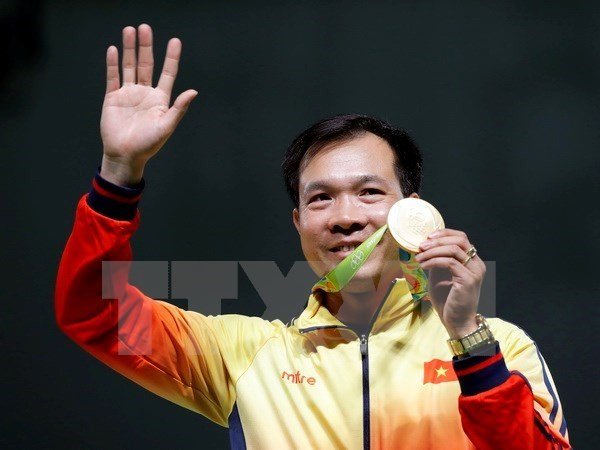 Le PM congratule la délégation sportive vietnamienne aux JO d’été de 2016 ảnh 1 Le PM congratule la délégation sportive vietnamienne aux JO d’été de 2016 ảnh 1