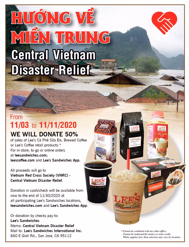 Une chaîne de restauration vietnamo-américaine lève des fonds pour soutenir les sinistrés du Centre ảnh 1