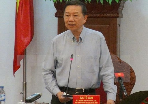 Le PM cambodgien Hun Sen reçoit le ministre de la Sécurité publique Tô Lâm ảnh 1 Le PM cambodgien Hun Sen reçoit le ministre de la Sécurité publique Tô Lâm ảnh 1