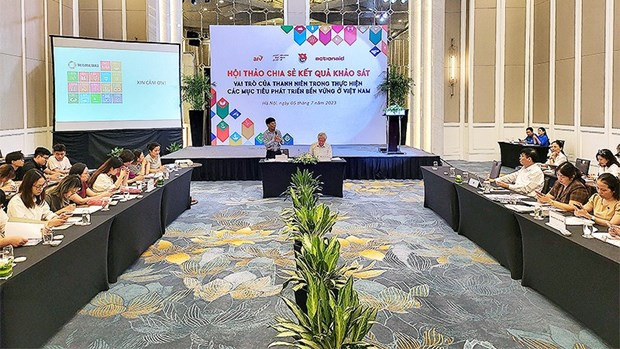 Le rôle des jeunes dans la mise en œuvre des ODD au Vietnam mis en évidence ảnh 1 Le rôle des jeunes dans la mise en œuvre des ODD au Vietnam mis en évidence ảnh 1