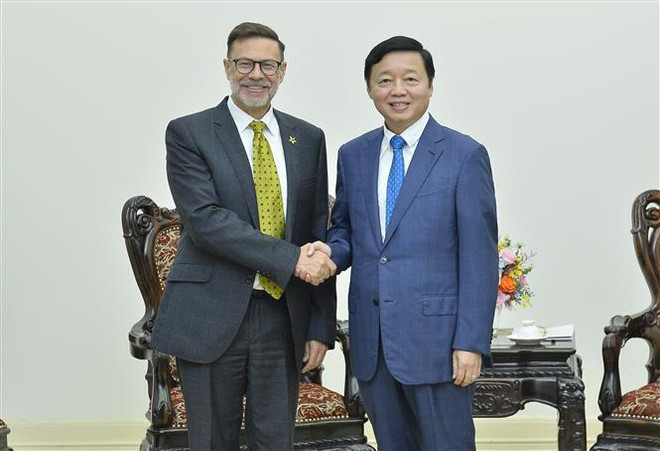 Le vice-Premier ministre Tran Hong Ha reçoit l'ambassadeur d'Australie au Vietnam ảnh 1 Le vice-Premier ministre Tran Hong Ha reçoit l'ambassadeur d'Australie au Vietnam ảnh 1