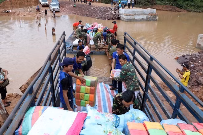 La MRC salue la décision du Laos suite à l’effondrement d'un barrage ảnh 1