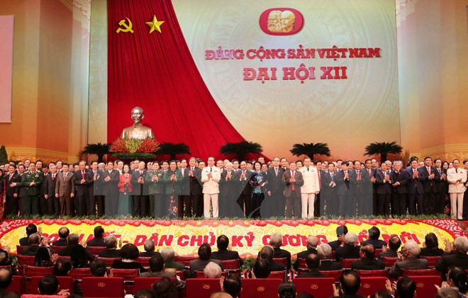 Clôture du 12e Congrès national du Parti communiste du Vietnam ảnh 1 Clôture du 12e Congrès national du Parti communiste du Vietnam ảnh 1