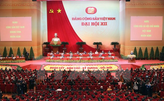 Communiqué de presse de la séance de clôture du 12e Congrès national du PCV ảnh 1 Communiqué de presse de la séance de clôture du 12e Congrès national du PCV ảnh 1