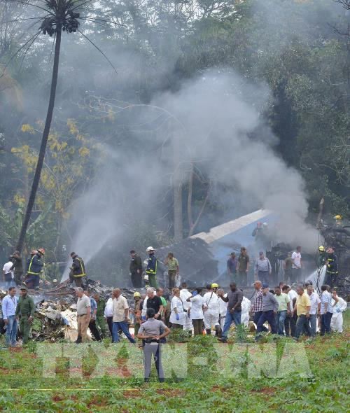 Message de sympathie à Cuba suite à l’accident d’avion ảnh 1 Message de sympathie à Cuba suite à l’accident d’avion ảnh 1