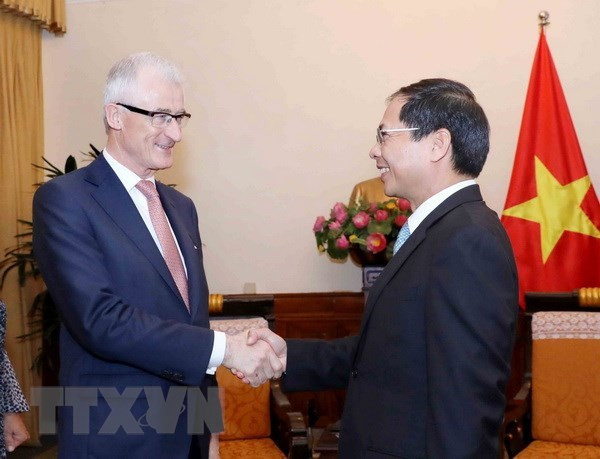 Le ministre-président flamand Geert Bourgeois accueilli à Hanoi ảnh 1 Le ministre-président flamand Geert Bourgeois accueilli à Hanoi ảnh 1