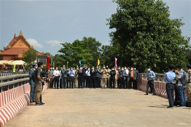 Le Vietnam et le Cambodge ouvrent une nouvelle paire de portes frontalières ảnh 1 Le Vietnam et le Cambodge ouvrent une nouvelle paire de portes frontalières ảnh 1