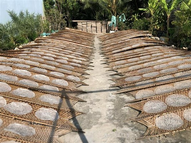 Le métier de fabrication de bánh tráng de Thuân Hung devient patrimoine culturel immatériel ảnh 2 Le métier de fabrication de bánh tráng de Thuân Hung devient patrimoine culturel immatériel ảnh 2
