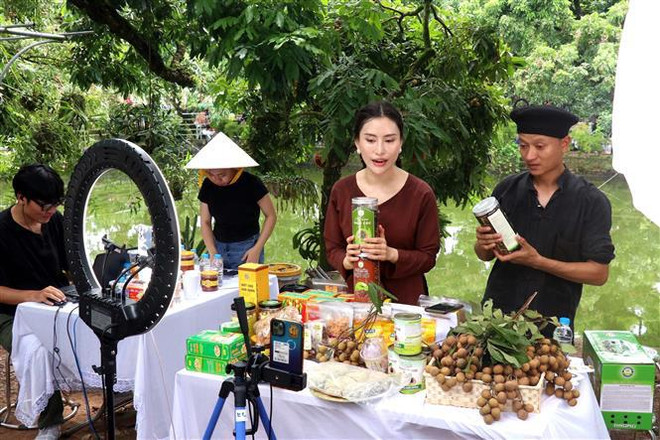 Les produits agricoles de Hung Yên font leur promotion sur Tiktok ảnh 2 Les produits agricoles de Hung Yên font leur promotion sur Tiktok ảnh 2