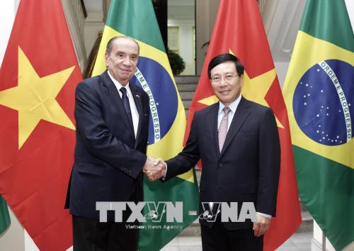 Le ministre brésilien des AE en visite officielle au Vietnam ảnh 1 Le ministre brésilien des AE en visite officielle au Vietnam ảnh 1