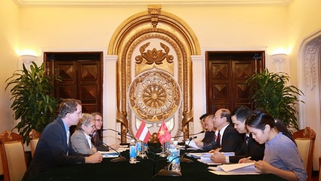 Vietnam - Autriche : volonté commune de promouvoir la coopération bilatérale ảnh 1 Vietnam - Autriche : volonté commune de promouvoir la coopération bilatérale ảnh 1