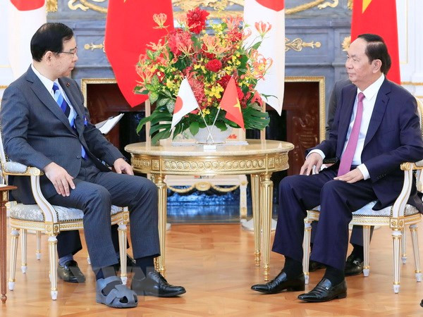 Vietnam-Japon : Tran Dai Quang appelle à intensifier les relations entre les deux partis communistes ảnh 1 Vietnam-Japon : Tran Dai Quang appelle à intensifier les relations entre les deux partis communistes ảnh 1