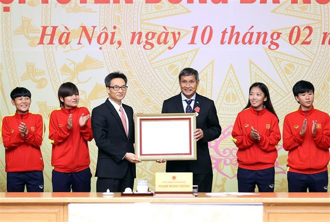 Les footballeuses vietnamiennes honorées après un parcours historique ảnh 3 Les footballeuses vietnamiennes honorées après un parcours historique ảnh 3