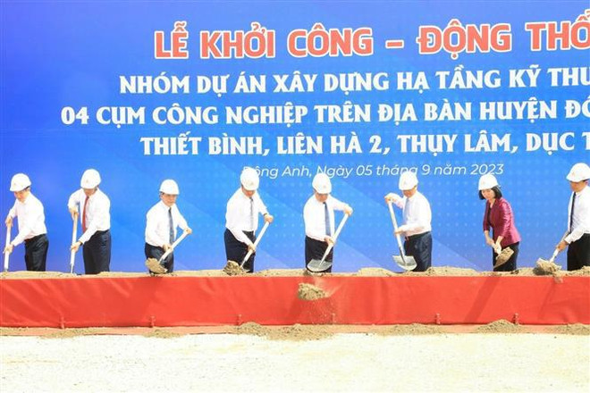 Hanoi : mise en chantier de quatre parcs industriels de haute technologie ảnh 1 Hanoi : mise en chantier de quatre parcs industriels de haute technologie ảnh 1