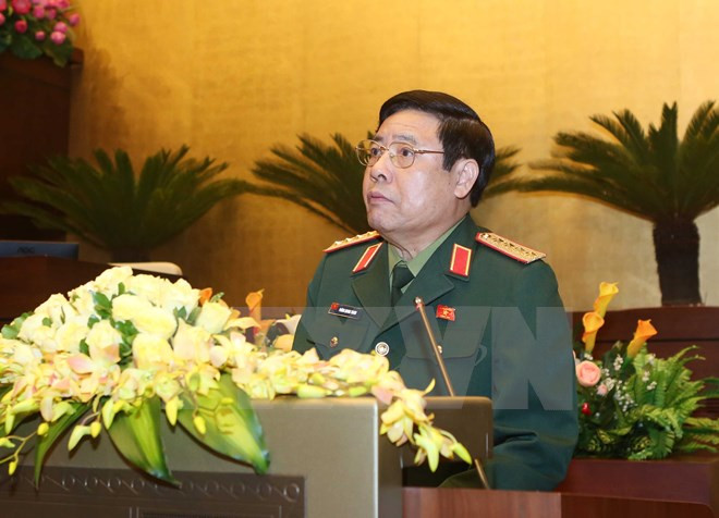 Une haute délégation militaire du Vietnam en visite au Laos ảnh 1 Une haute délégation militaire du Vietnam en visite au Laos ảnh 1